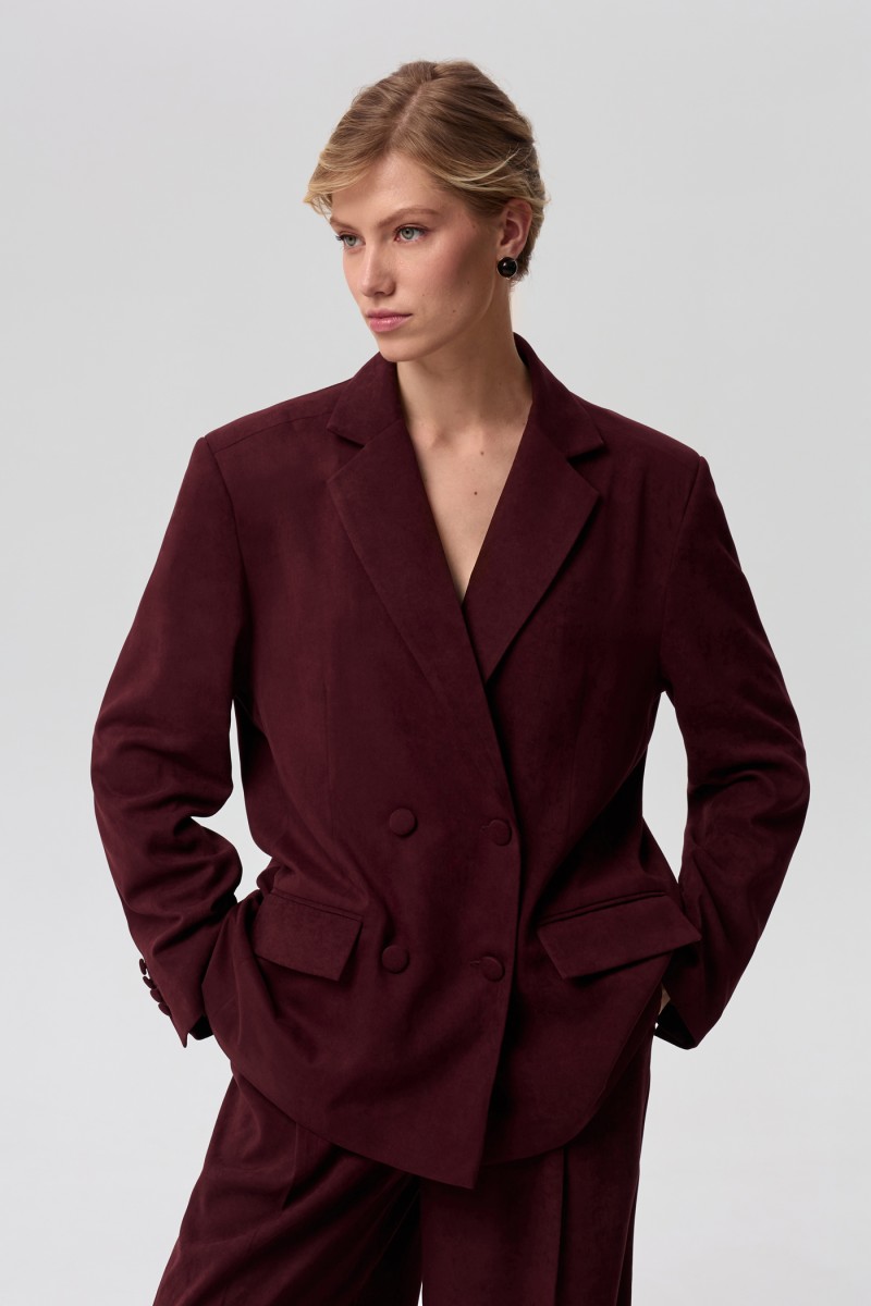 Пиджак велюровый
