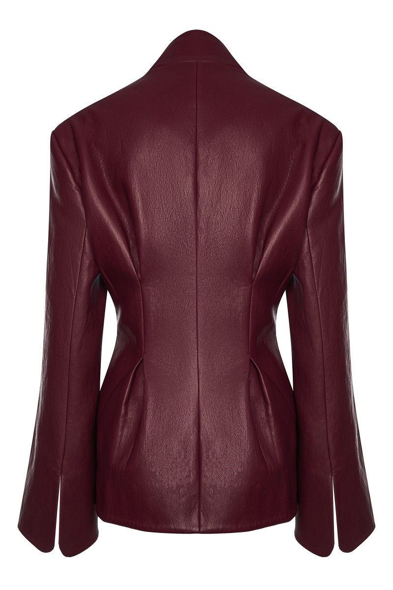 Пиджак из эко-кожи
