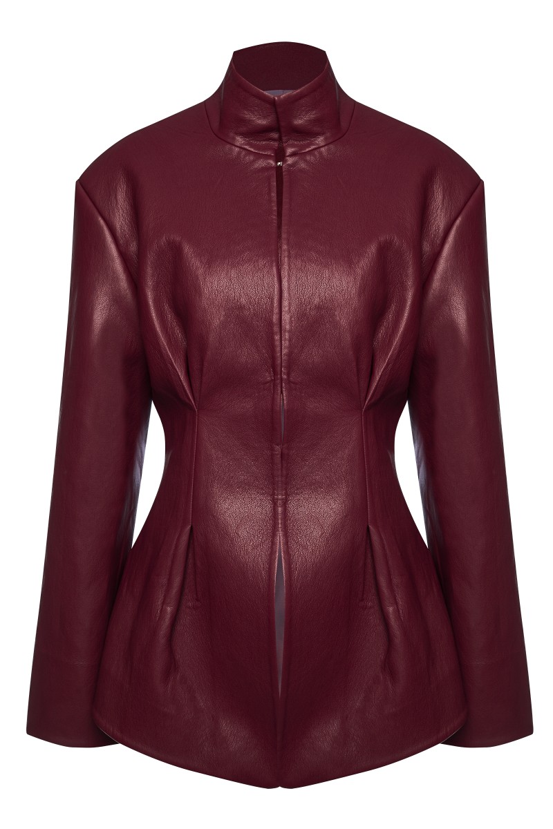 Пиджак из эко-кожи