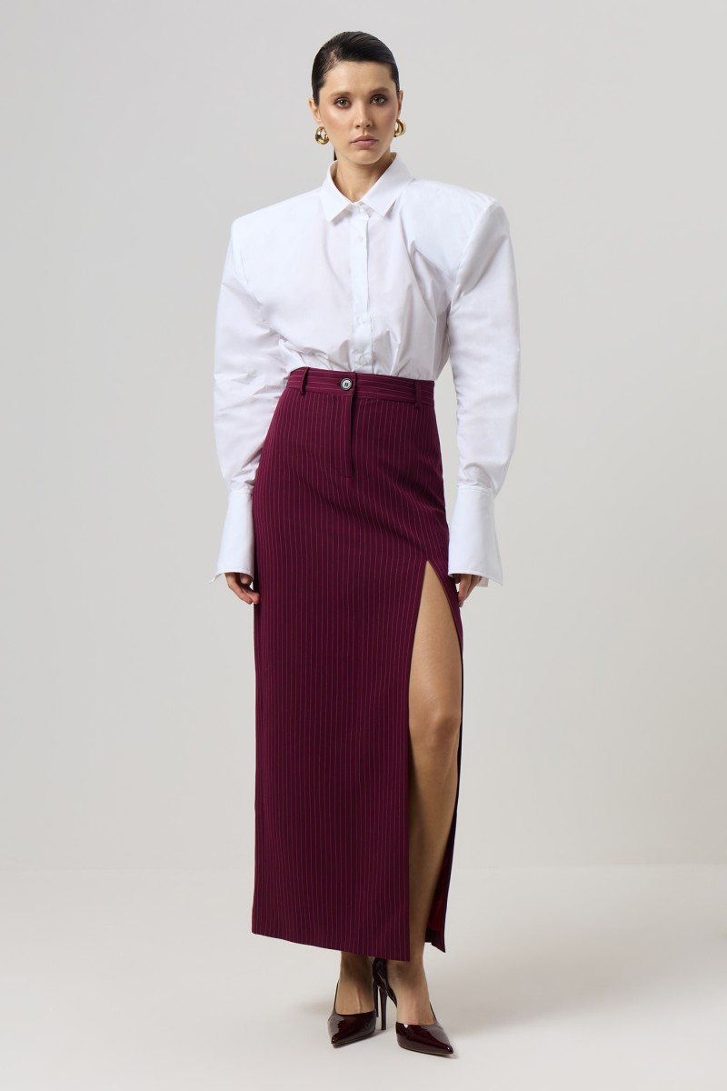 Юбка с разрезом