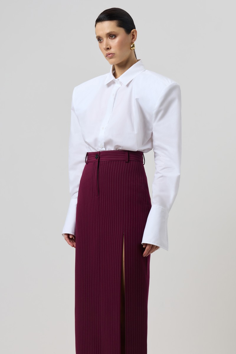 Юбка с разрезом