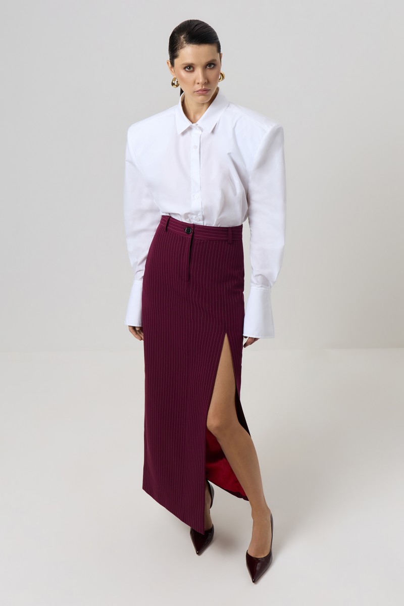 Юбка с разрезом