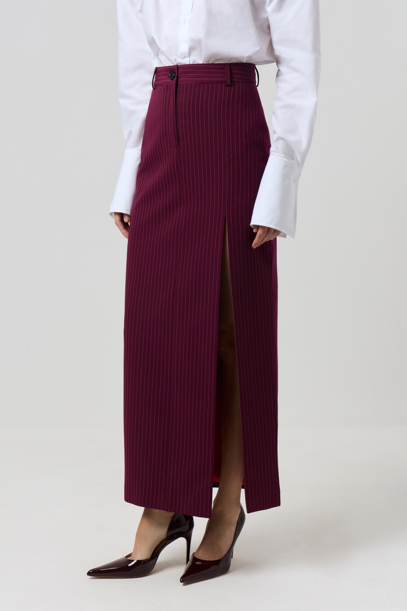 Юбка с разрезом