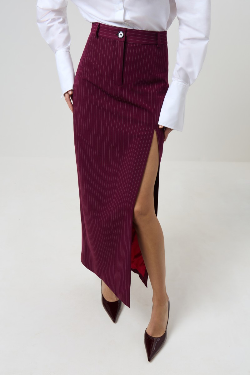 Юбка с разрезом