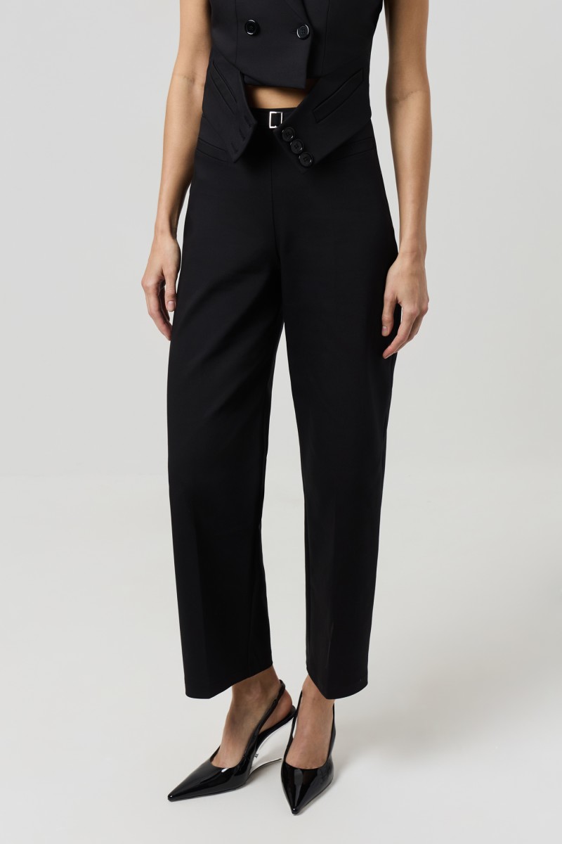 Брюки прямого кроя