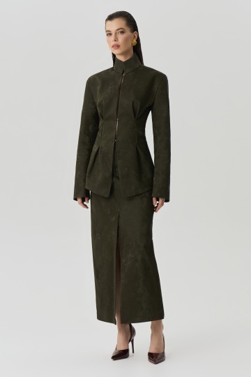 Пиджак из эко-кожи Питон