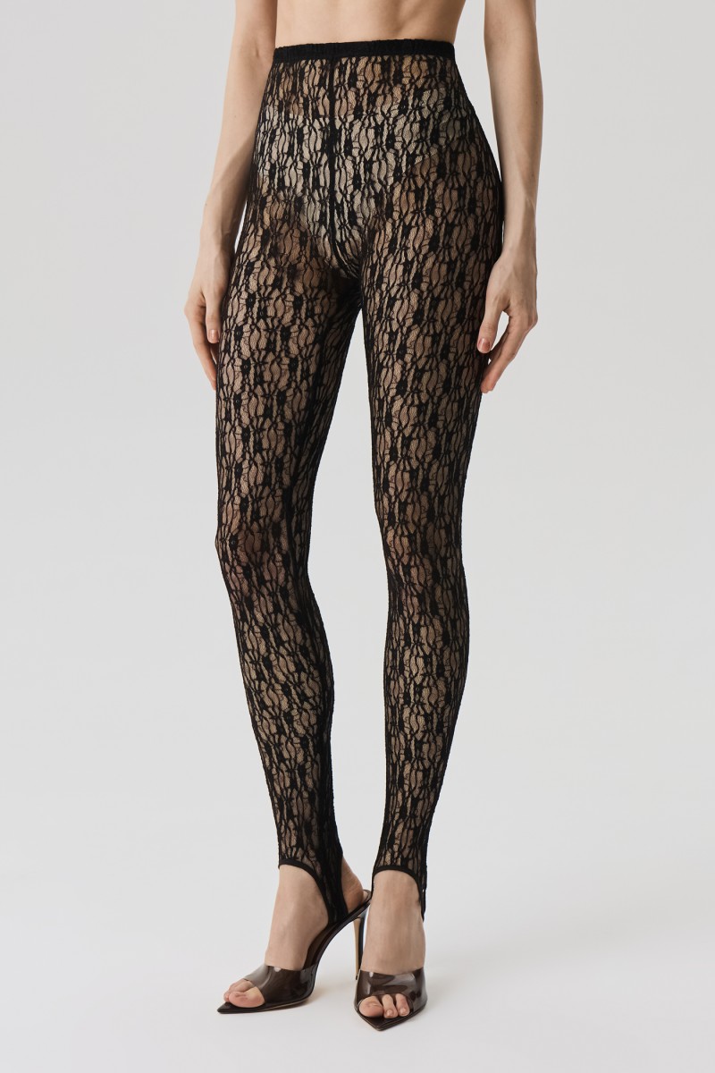Легинсы кружевные