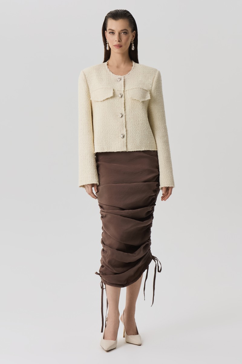 Жакет твидовый