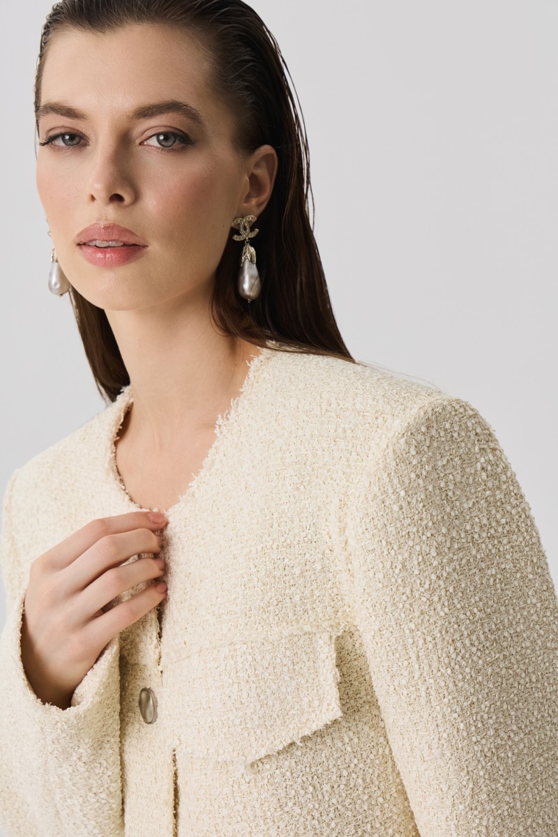 Жакет твидовый