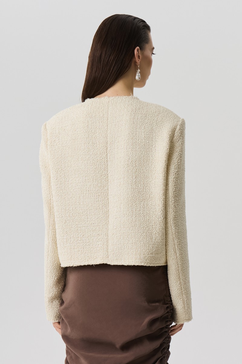 Жакет твидовый