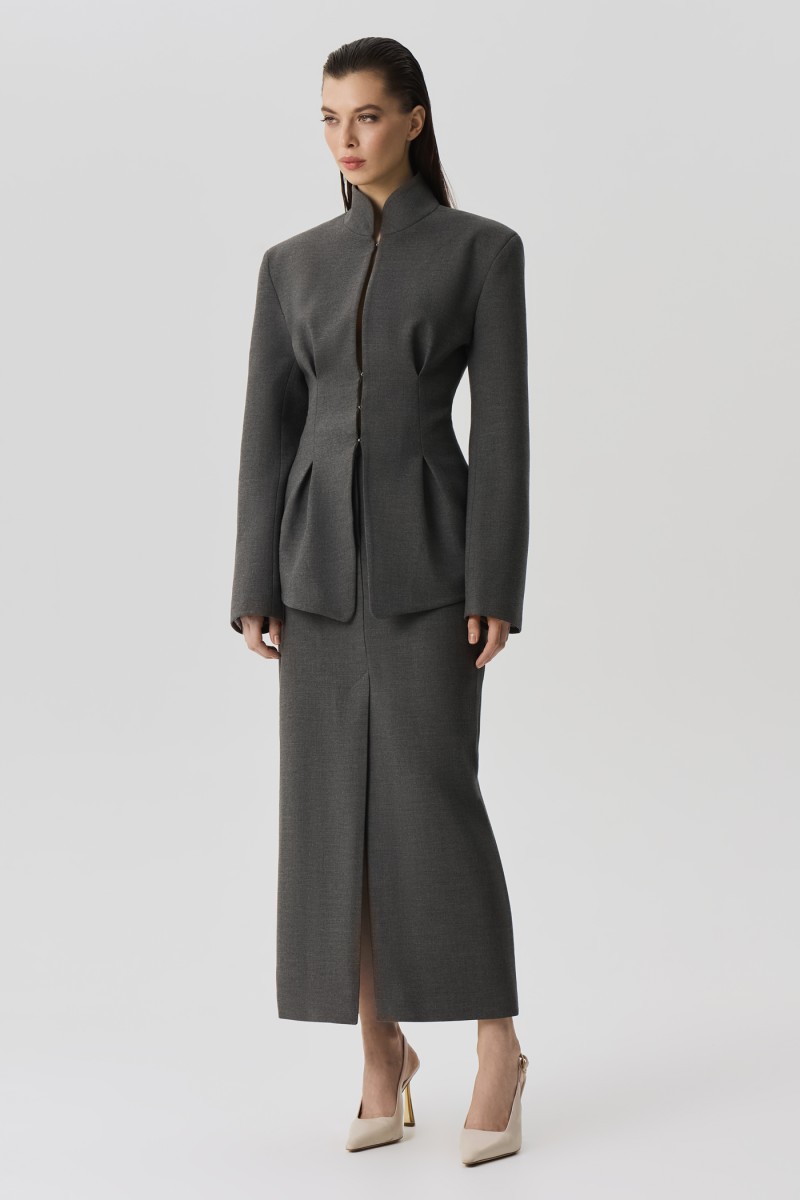 Юбка с разрезом