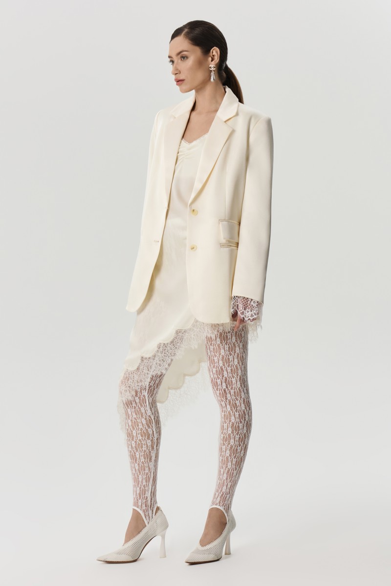 Жакет с кружевом