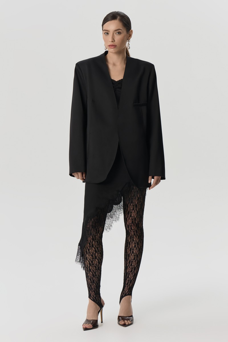 Жакет с поясом