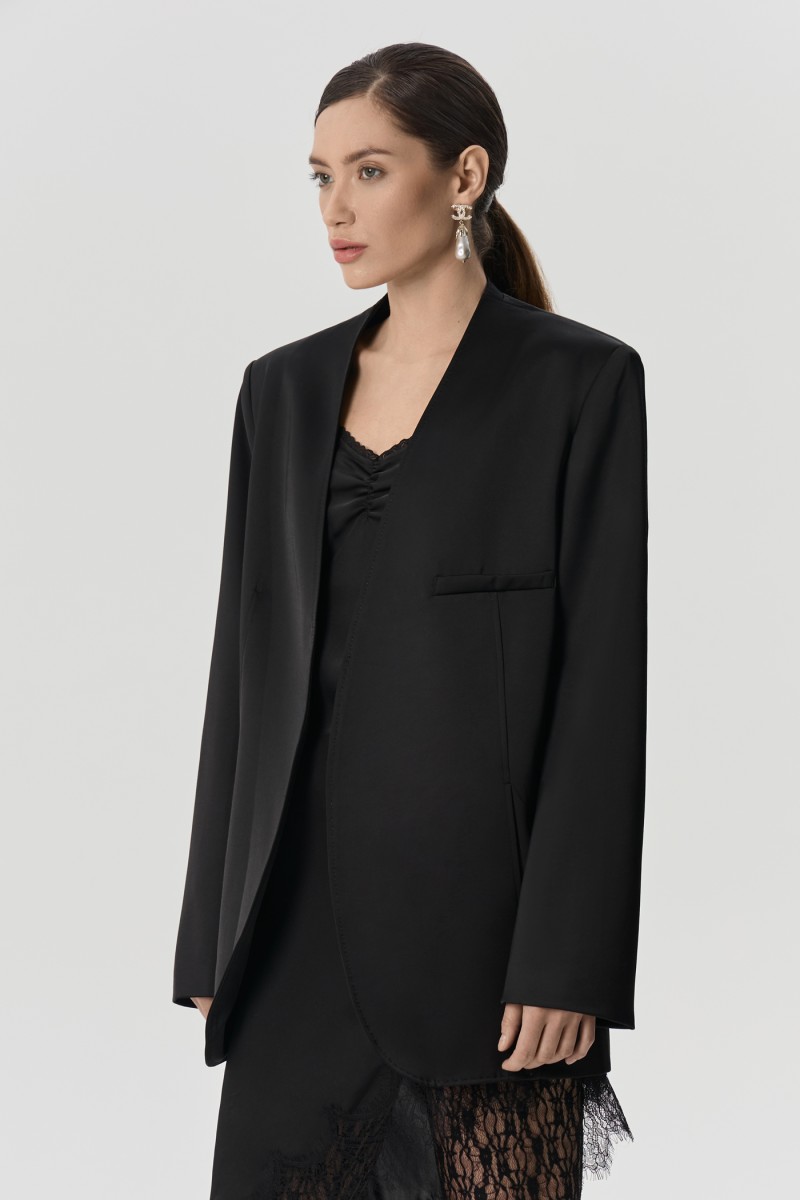 Жакет с поясом