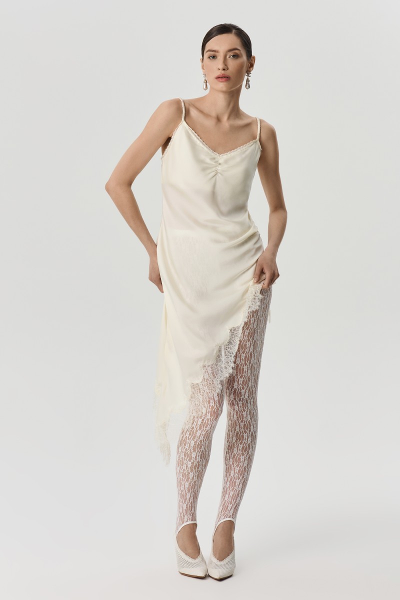 Комбинация с кружевом