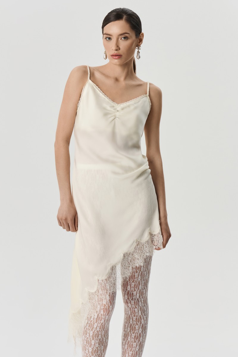 Комбинация с кружевом