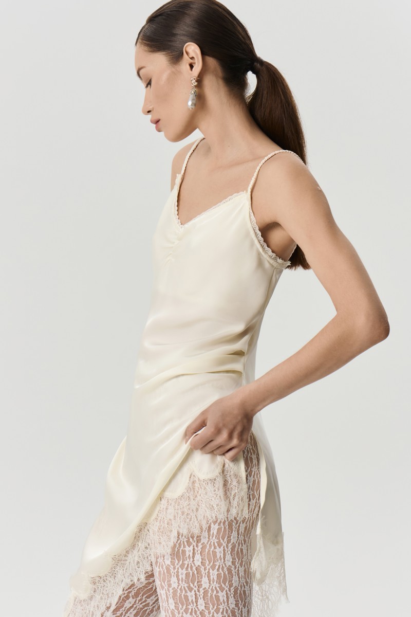 Комбинация с кружевом