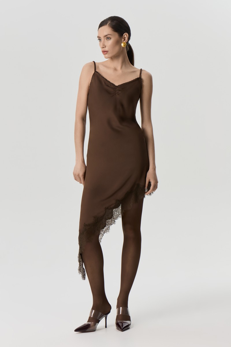 Комбинация с кружевом