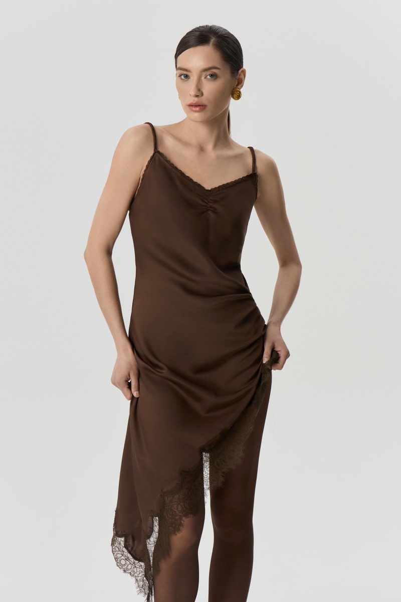 Комбинация с кружевом