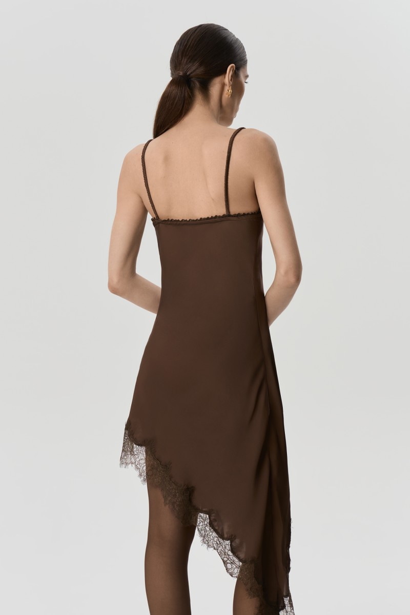 Комбинация с кружевом