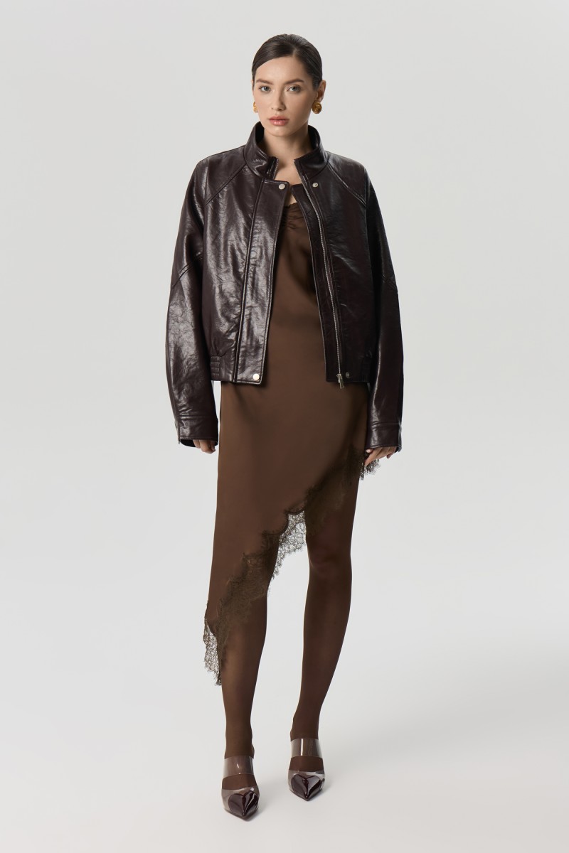 Куртка кожаная