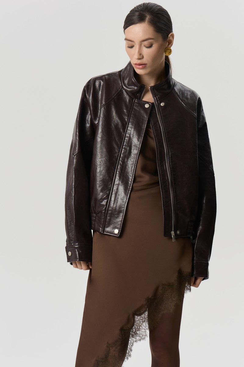 Куртка кожаная