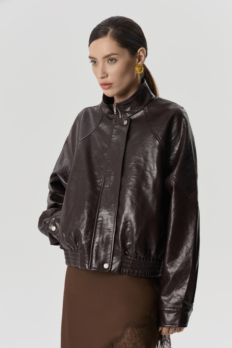 Куртка кожаная