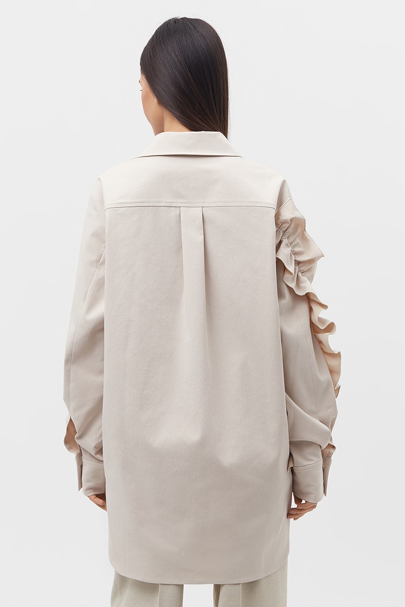 Рубашка с воланом