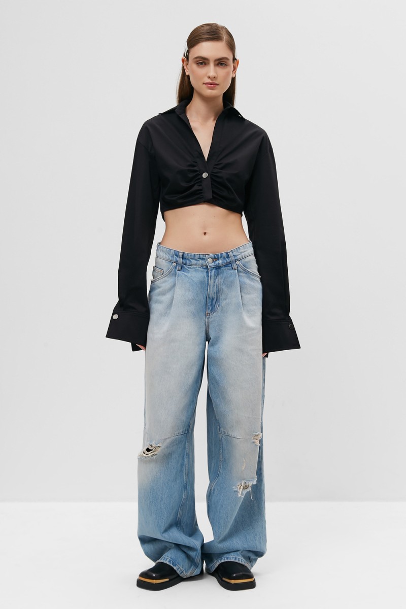 Рубашка укороченная