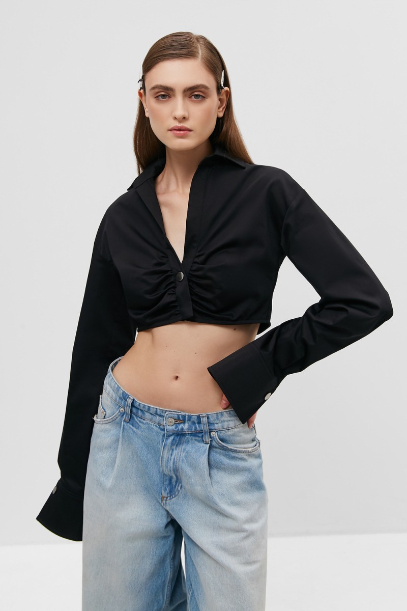 Рубашка укороченная