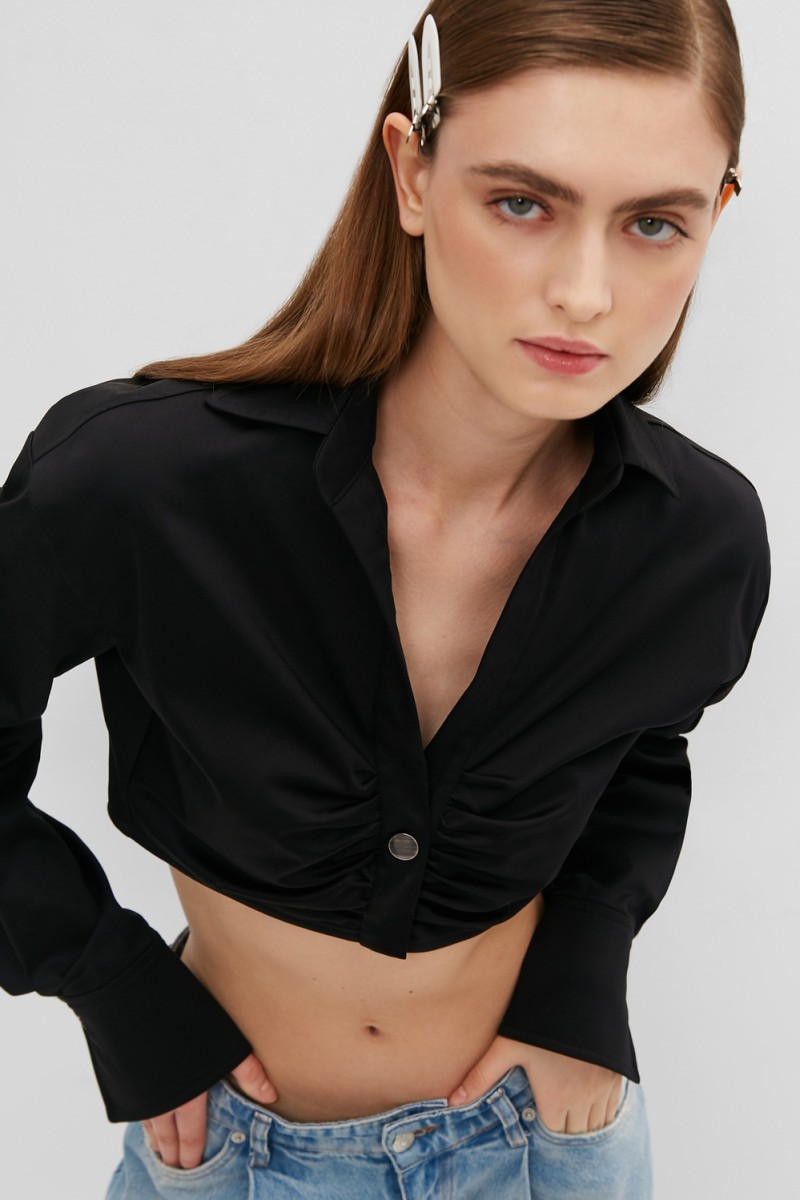 Рубашка укороченная