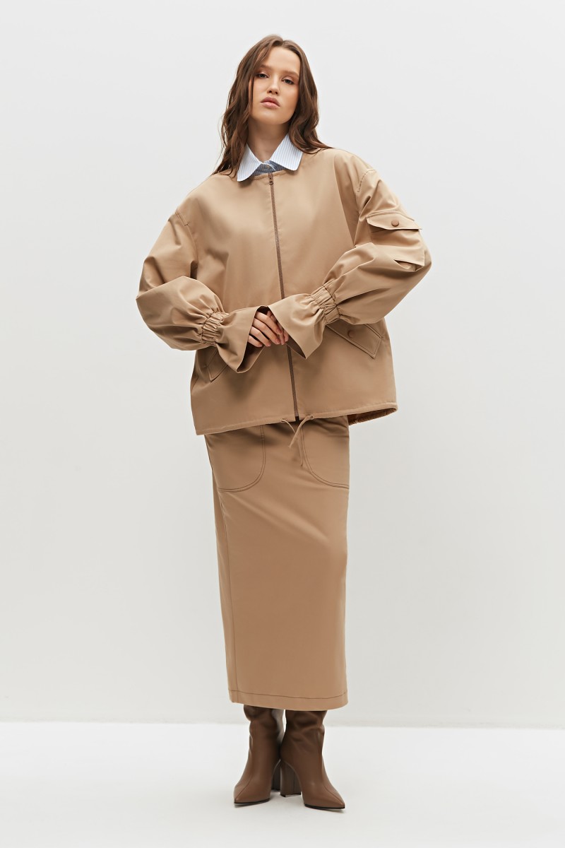 Юбка с карманами