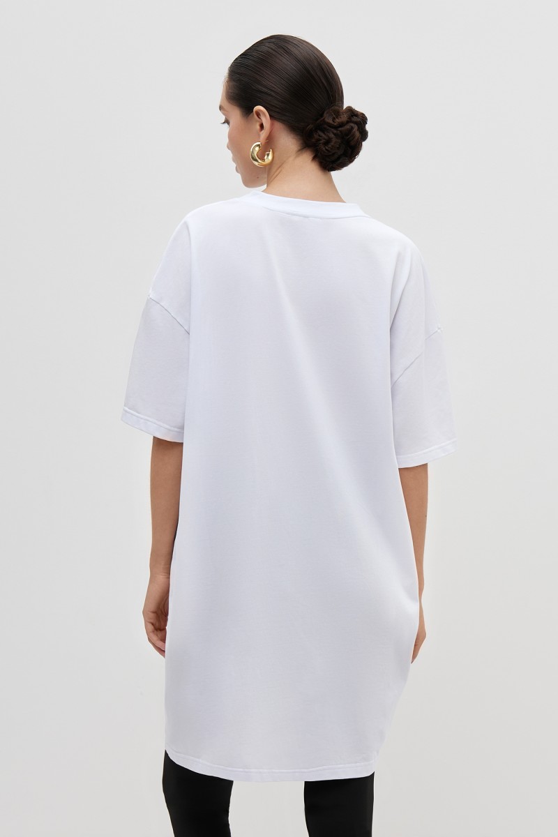 Футболка с драпировкой