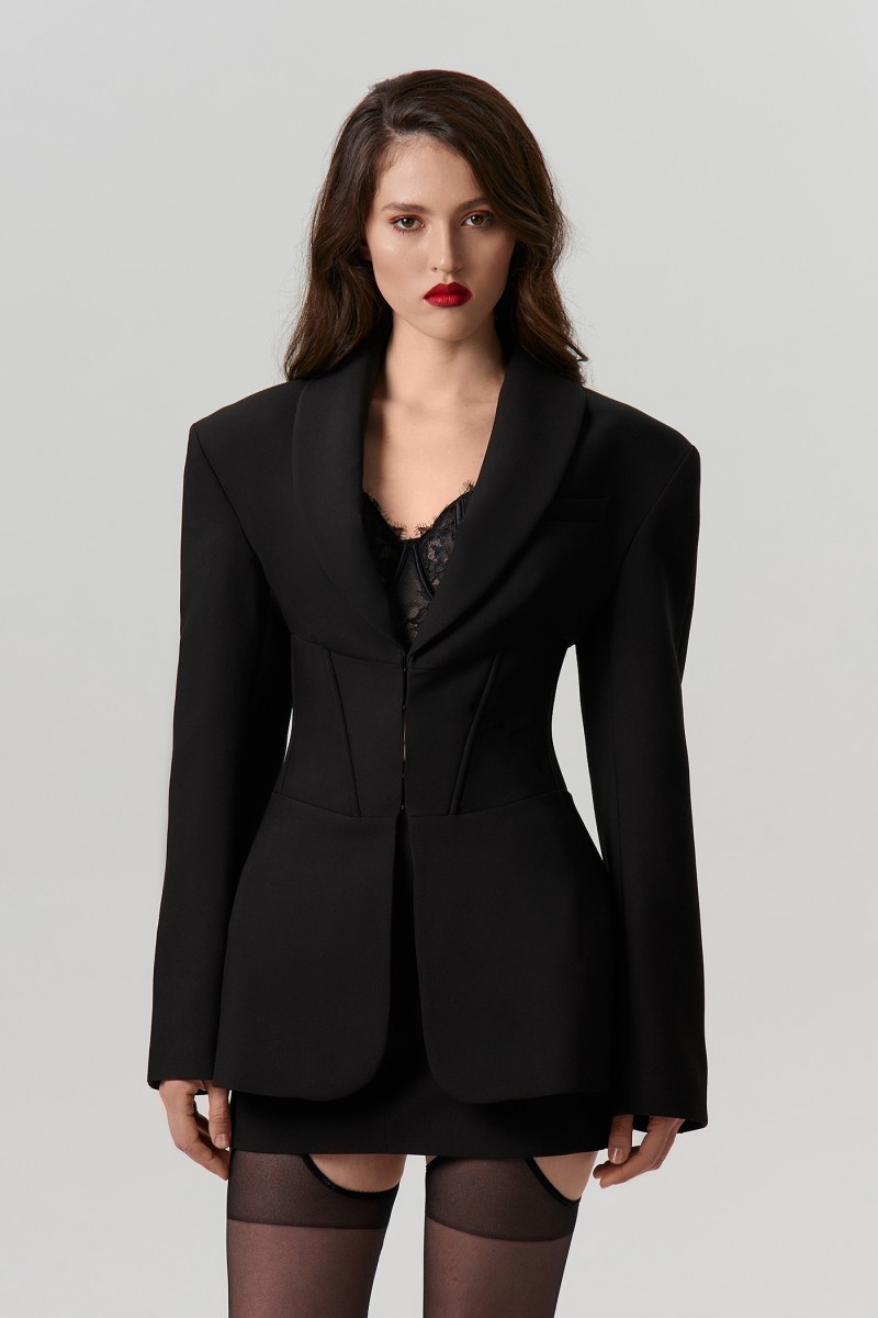 Пиджак корсетный