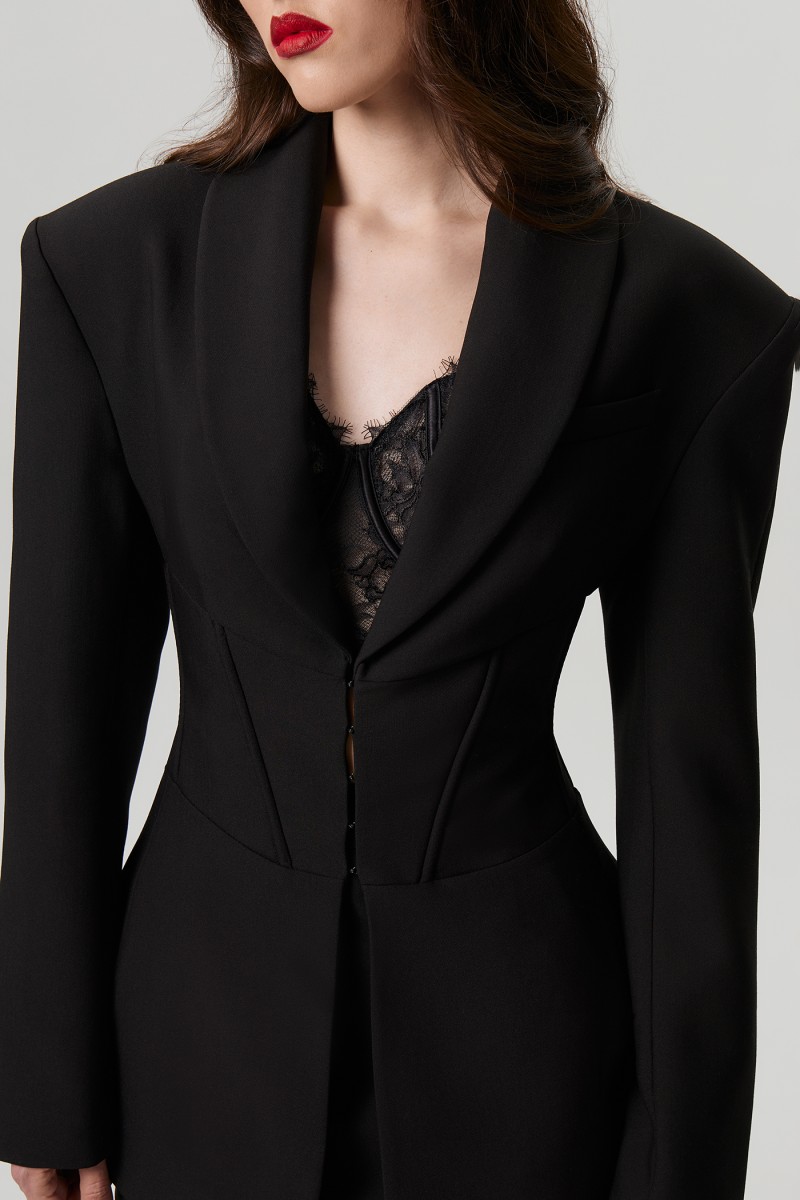 Пиджак корсетный