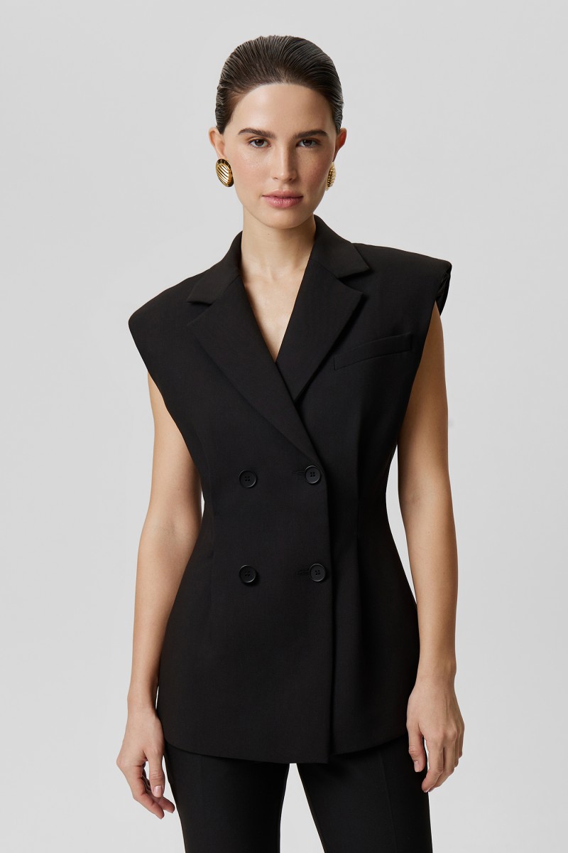 Жилет удлинённый
