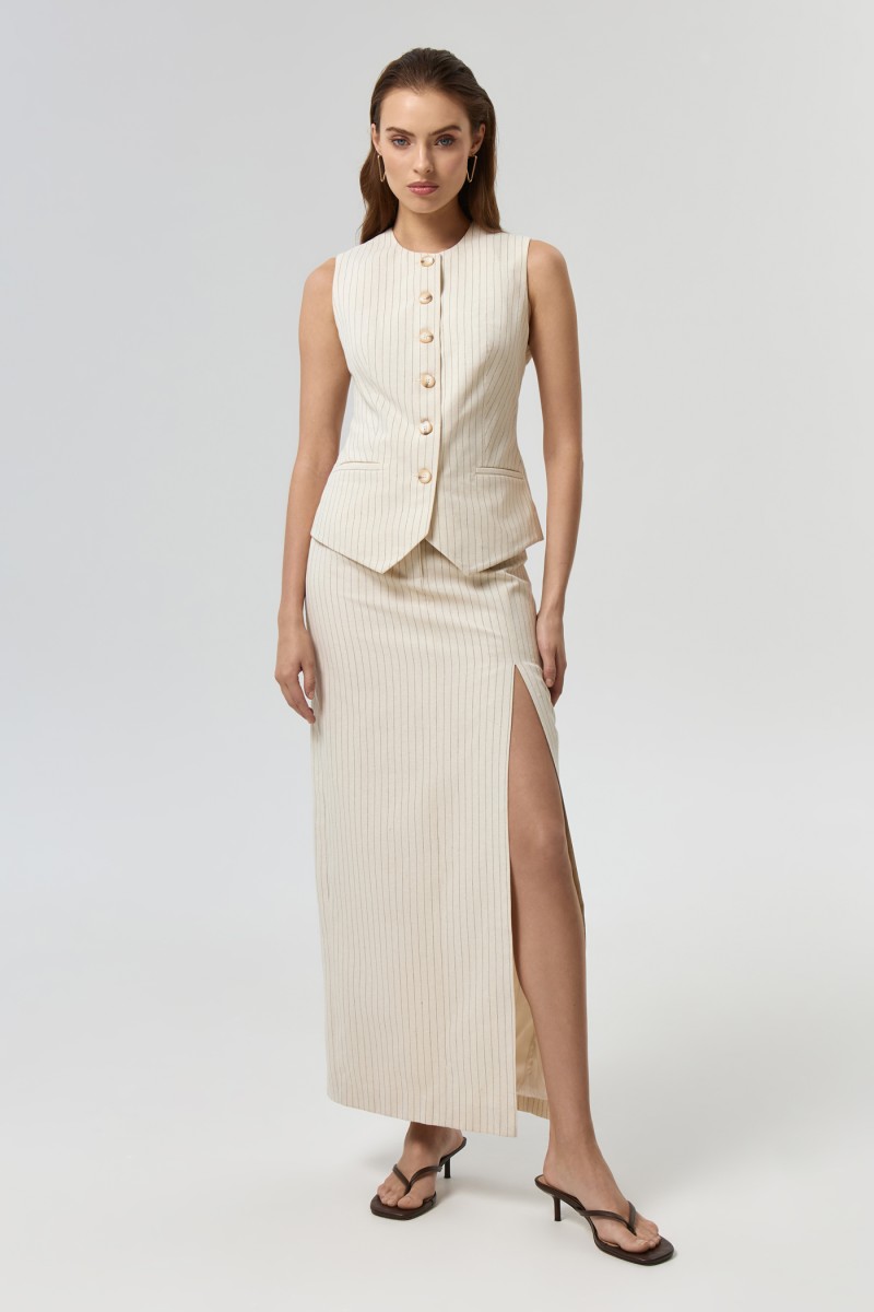 Юбка с разрезом